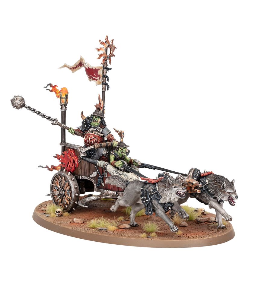 GLOOMSPITE GITZ SNARLBOSS ON WAR WHEELA