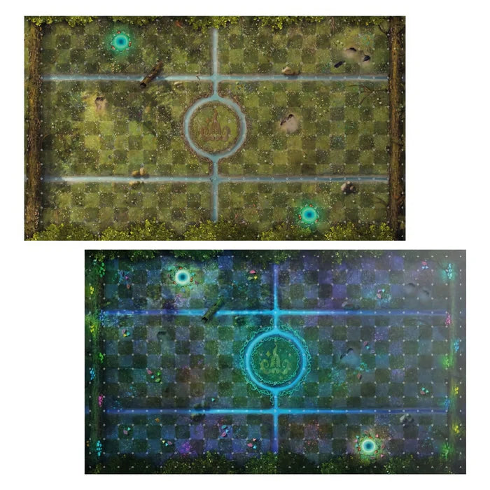 BLOOD BOWL GNOME PITCH AND DUGOUTS