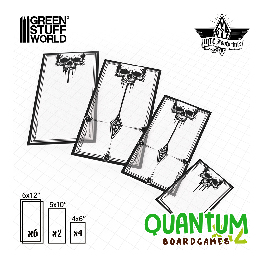 Green Stuff World: Accesorios – Warhammer Glasspack Footprints Craneos Wh40k compatibles