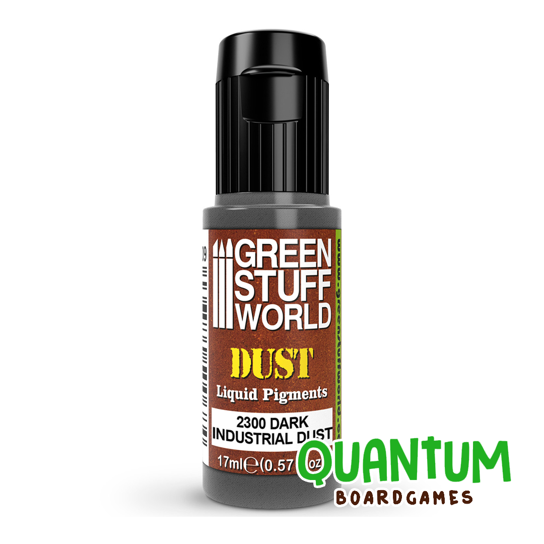 Green Stuff World: Liquid Pigment DUST - 2300 - DARK INDUSTRIAL DUST 17ml