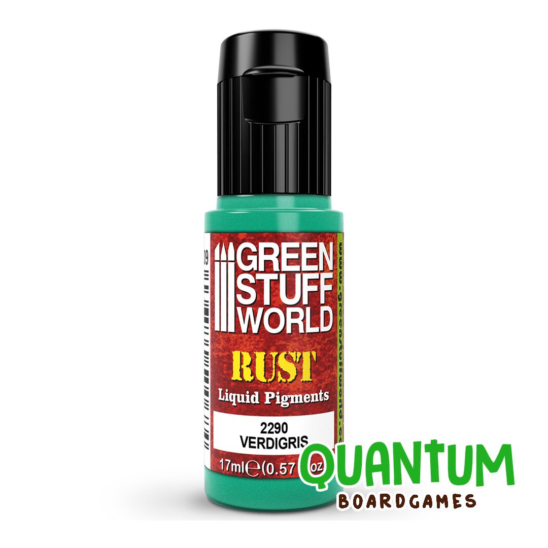 Green Stuff World: Liquid Pigment RUST - 2290 - VERDIGRIS 17ml