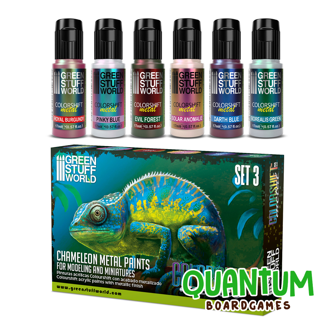 Green Stuff World: Paint Set Colorshift Chamaleon 3 - 6 Botes