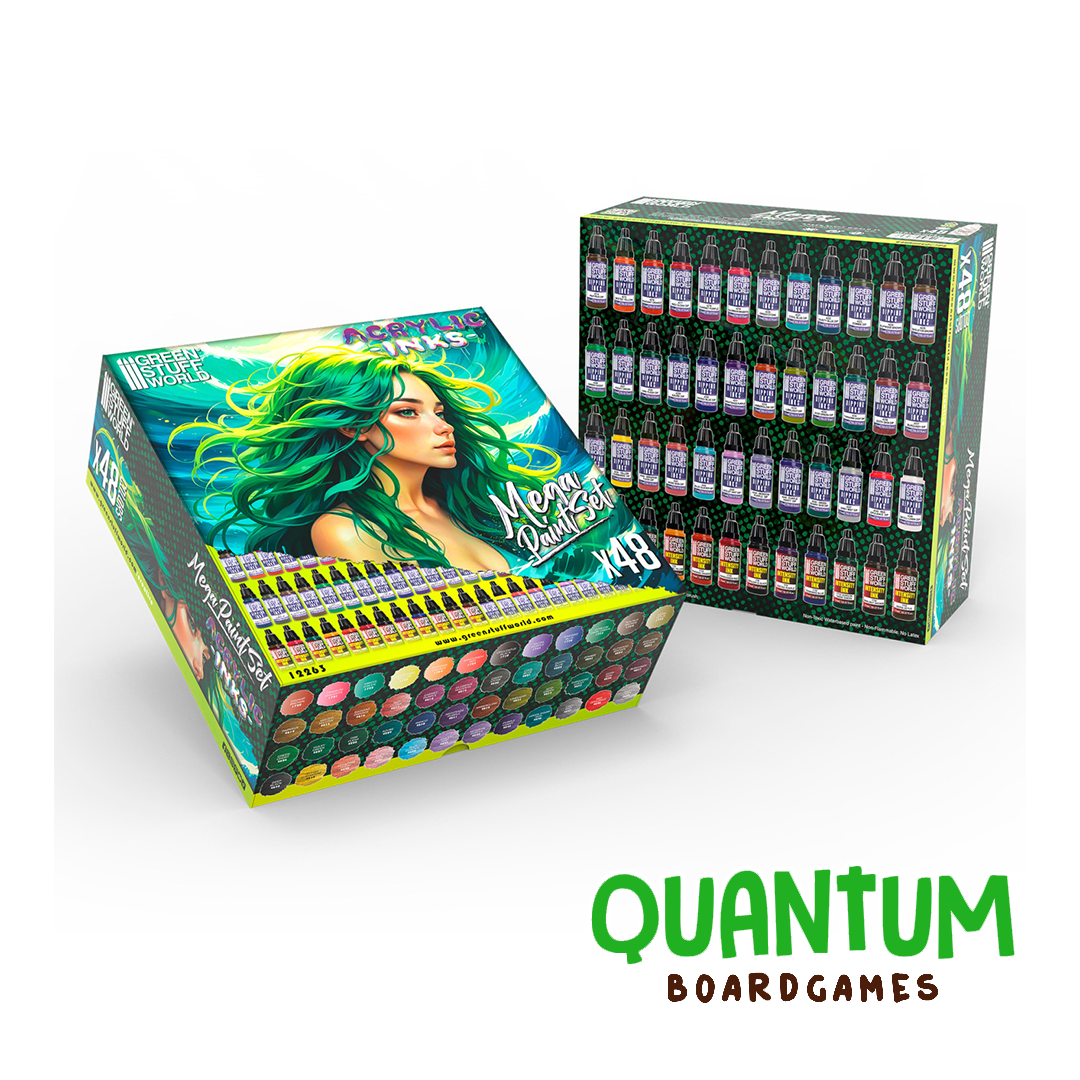 Green Stuff World: Paint Set – Tintas Acrílicas Dipping Inks – 48 Botes