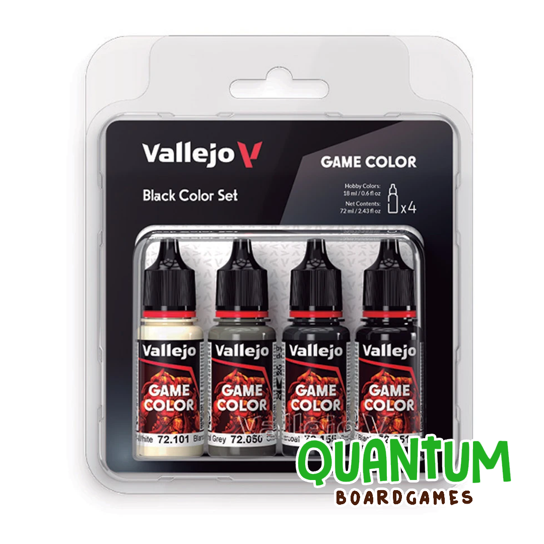 Game Color: Black Color Set – 4 Botes