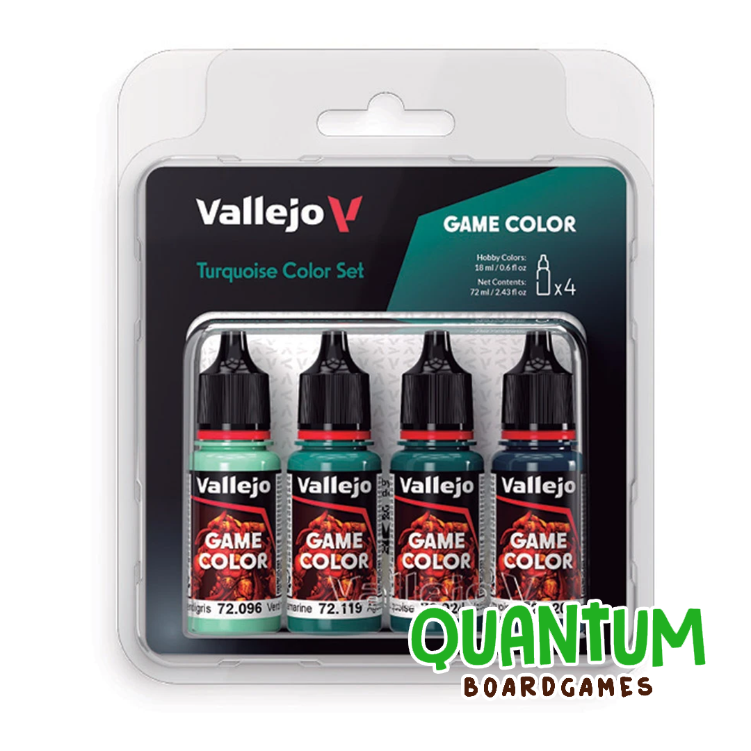 Game Color: Turquoise Color Set – 4 Botes