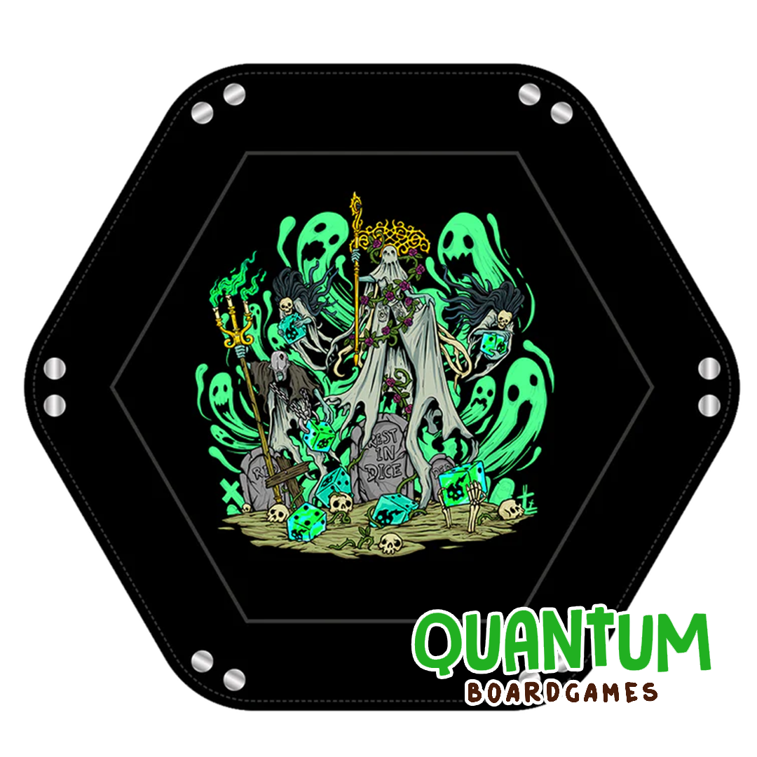 Baron of Dice: Premium Dice Tray – Ghosts (Nighthaunt)