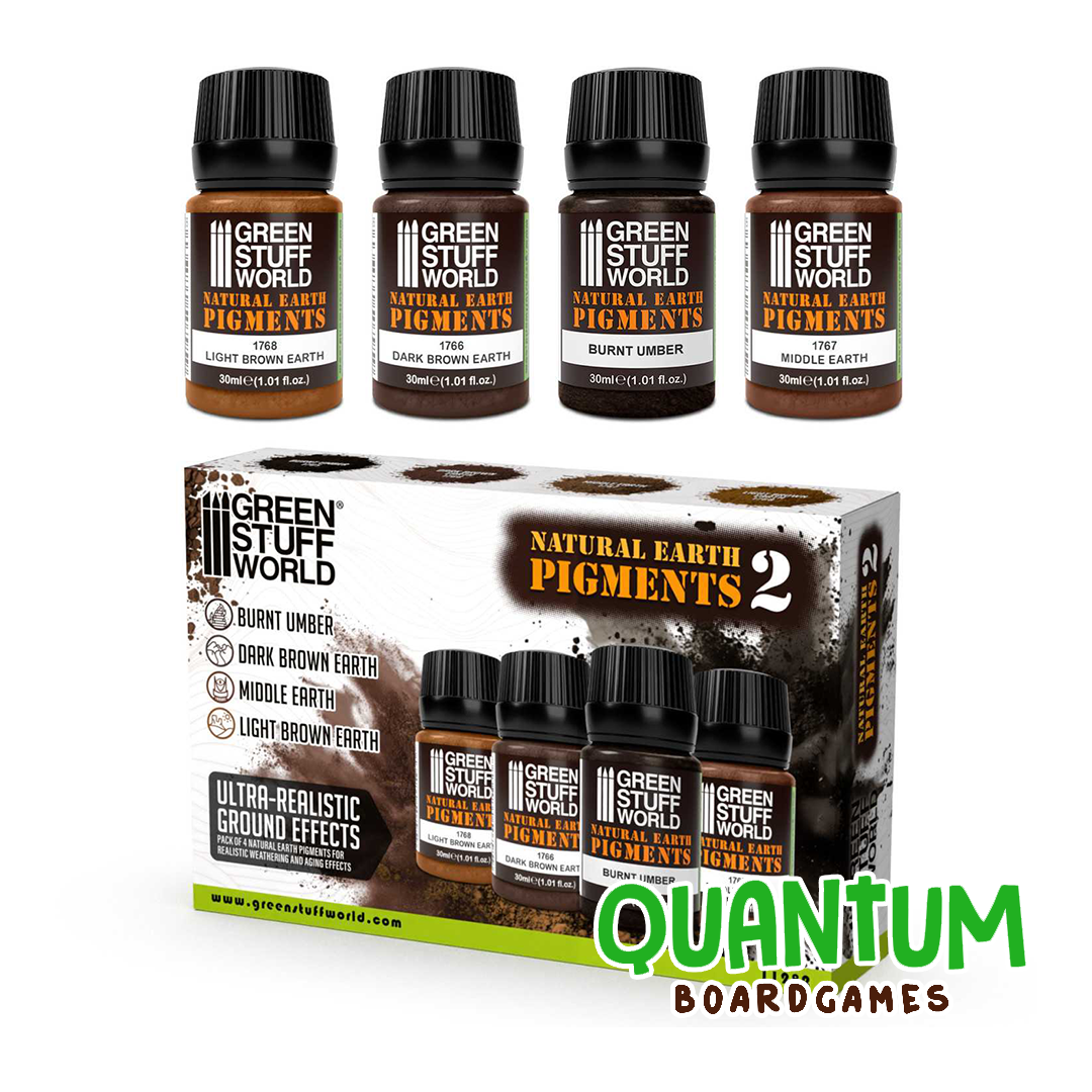 Green Stuff World: Diorama – Natural Earth Pigments 2 – 4 Botes