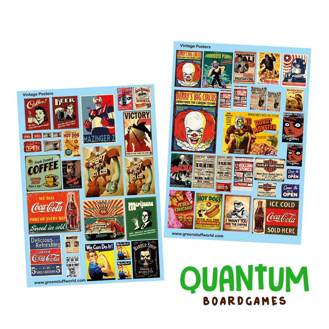 Green Stuff World: Diorama – Calcas al Agua Vintage Posters