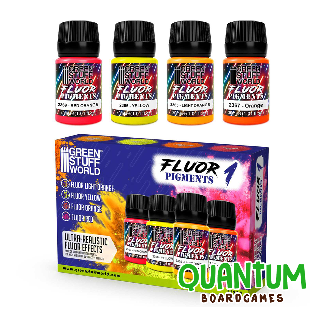 Green Stuff World: Diorama – Fluor Pigments 1 – 4 Botes