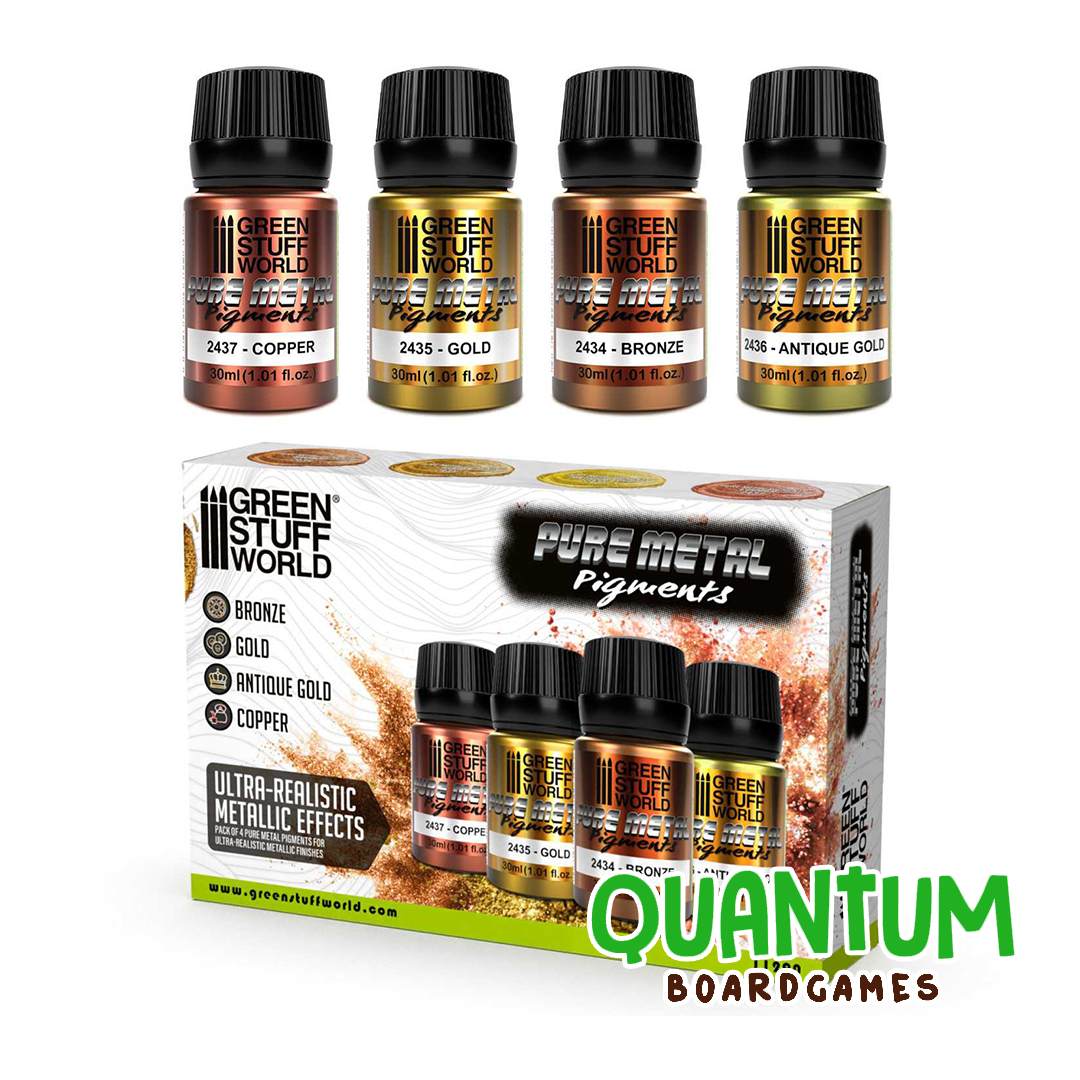 Green Stuff World: Diorama – Pure Metal Pigments – 4 Botes