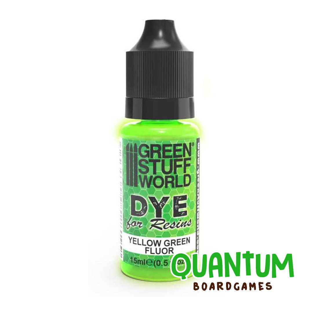 Green Stuff World: Dye for Resins – YELLOW Green 15ml