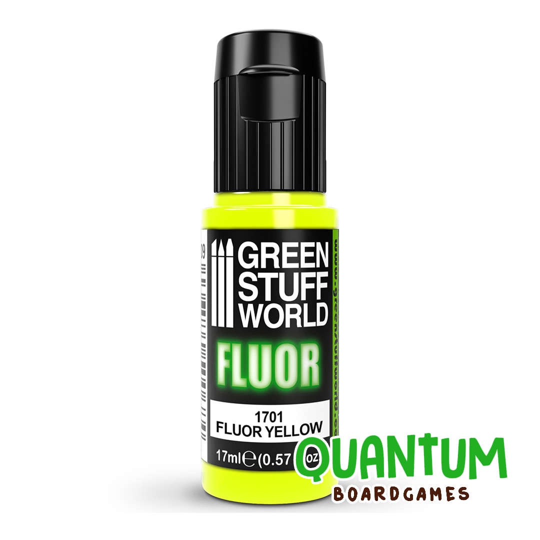 Green Stuff World: Fluor Paints - AMARILLO / YELLOW 17ml