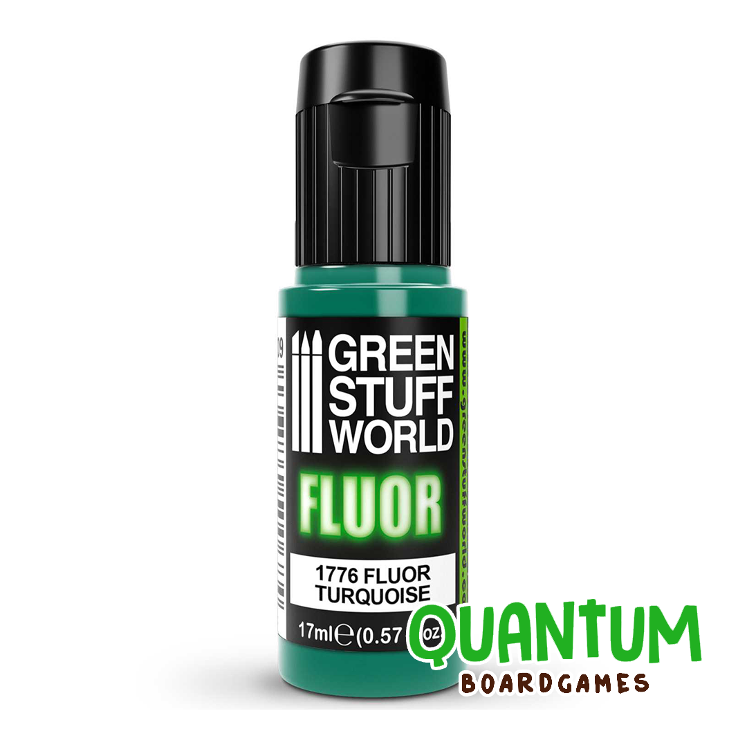 Green Stuff World: Fluor Paints - TURQUESA 17ml