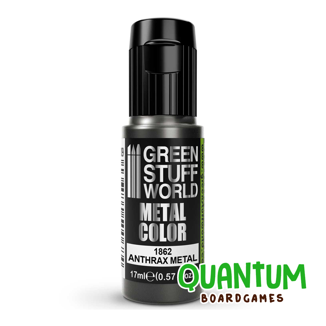 Green Stuff World: Metallic Paints - ANTHRAX METAL 17ml