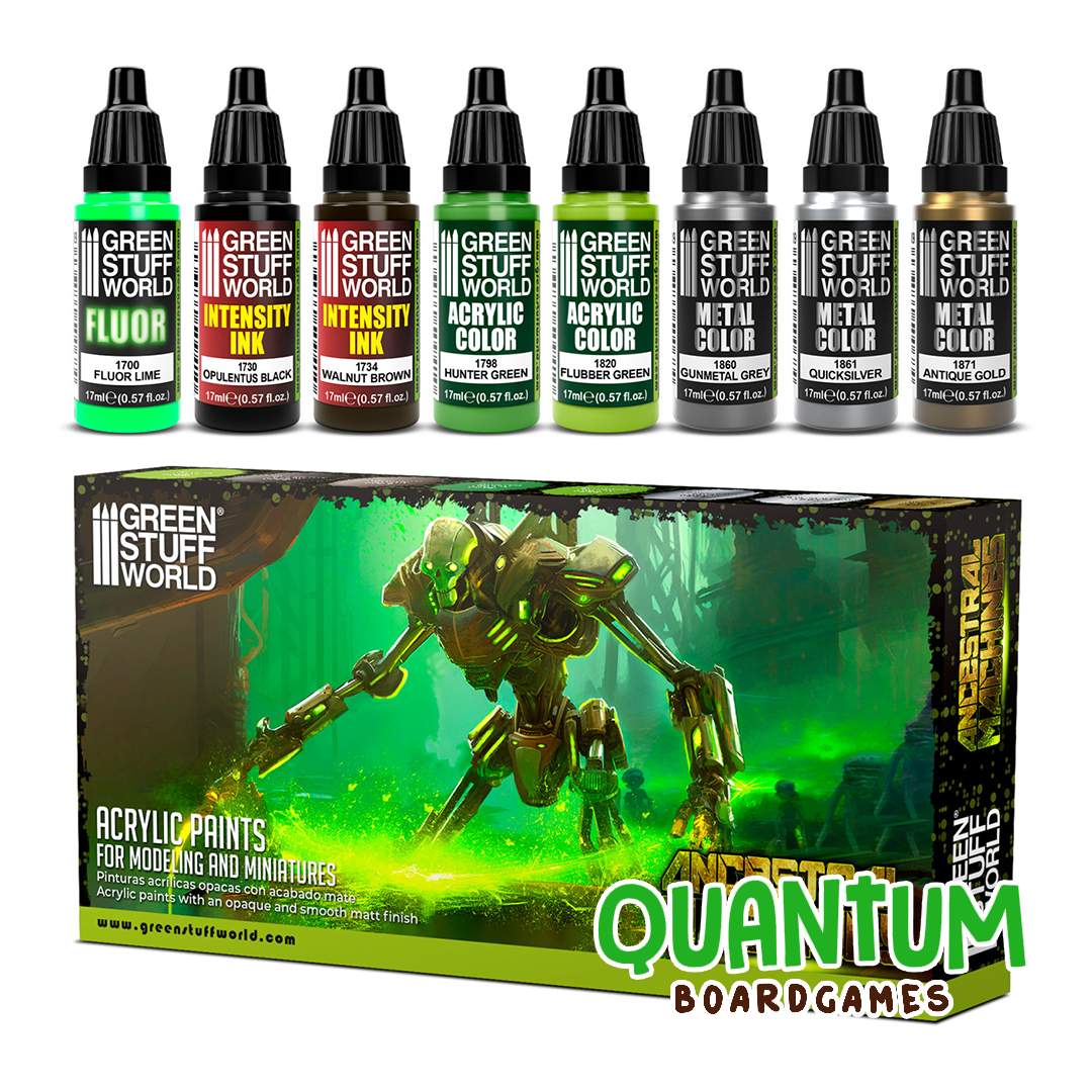 Green Stuff World: Paint Set Ancestral Machines – 8 Botes