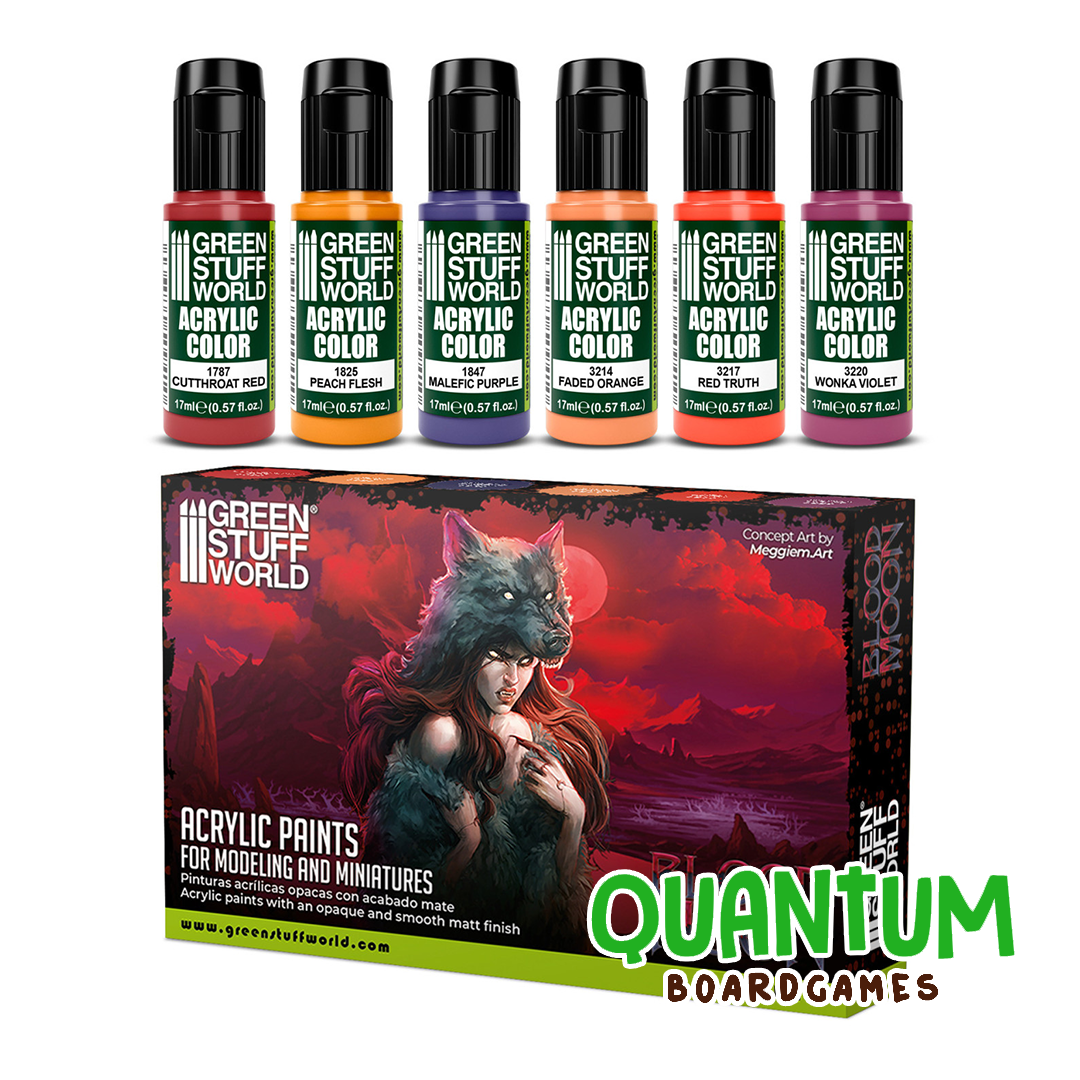 Green Stuff World: Paint Set Blood Moon - 6 Botes