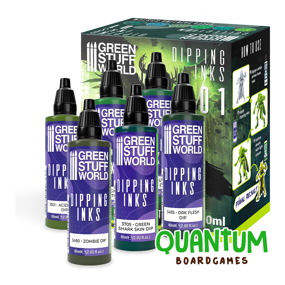 Green Stuff World: Paint Set Dipping collection 01 (Green)