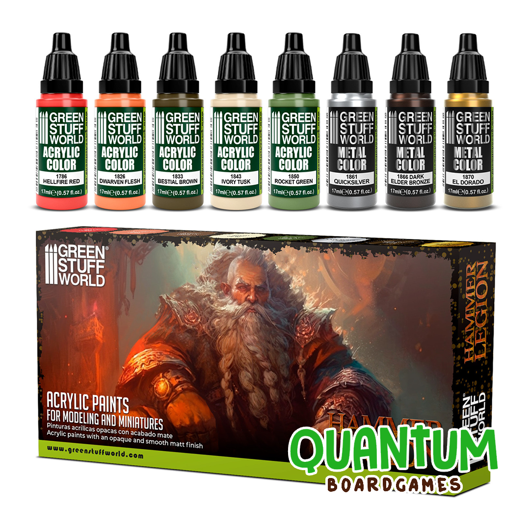 Green Stuff World: Paint Set Hammer Legion – 8 Botes