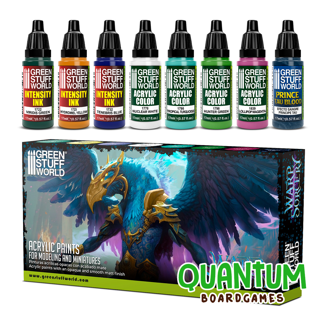 Green Stuff World: Paint Set Warp Sorcery - 8 Botes