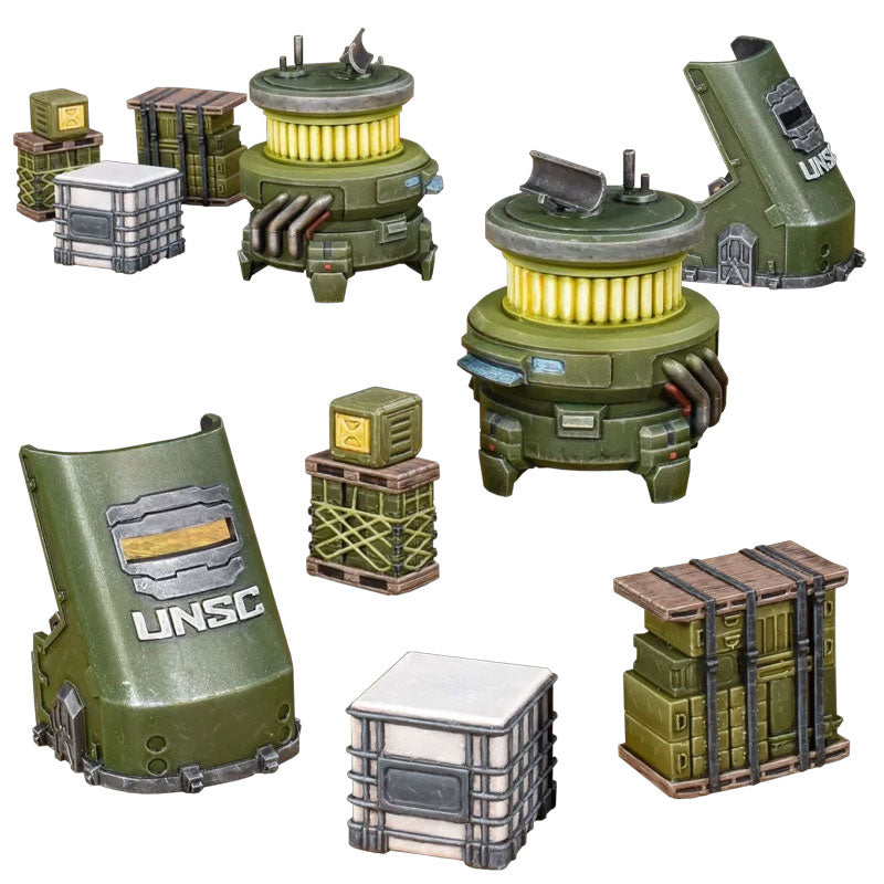 HA HALO FLASHPOINT UNSC SCENERY SET