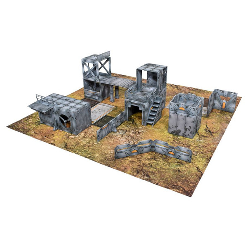 HALO FLASHPOINT DELUXE BUILDABLE 3D TERRAIN SET