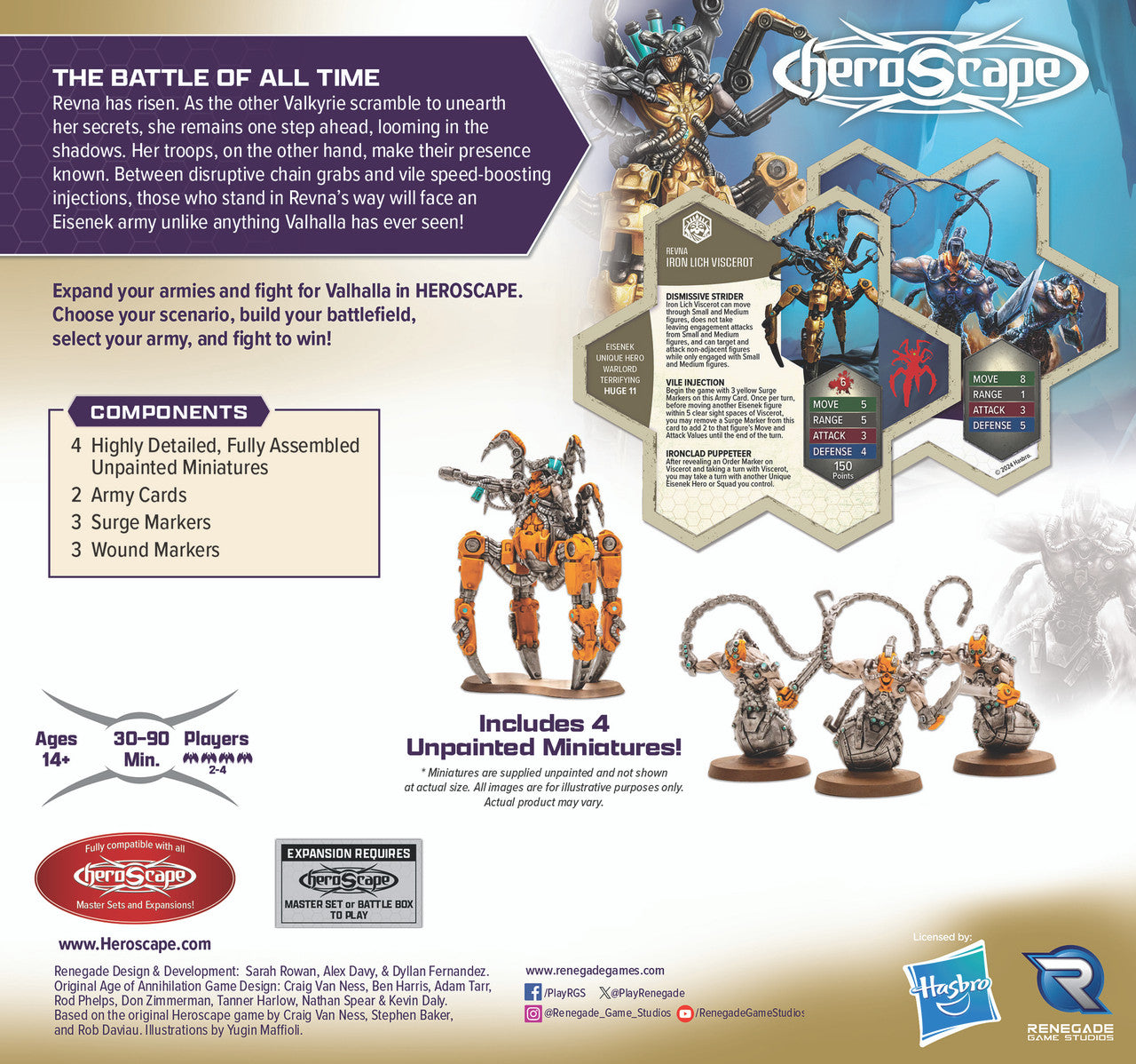 HEROSCAPE RR IRON LICH AND WRAITH RIDERS EXPANSION