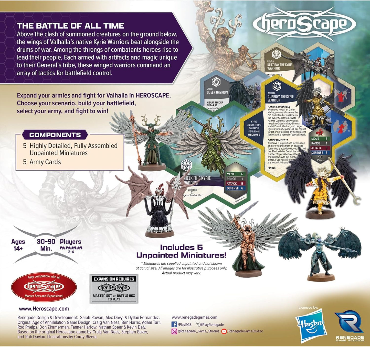 HEROSCAPE RR KYRIE WARRIORS ARMY EXPANSION
