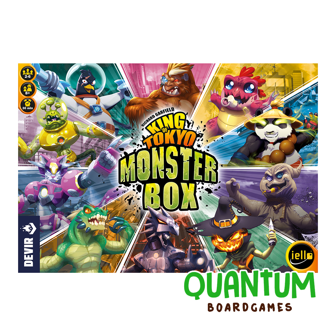 King of Tokyo Monster Box - Caja Edición Especial Española con componentes exclusivos