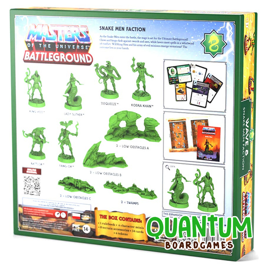 MASTERS OF THE UNIVERSE: BATTLEGROUND SNAKE MEN FACTION (WAVE 8)