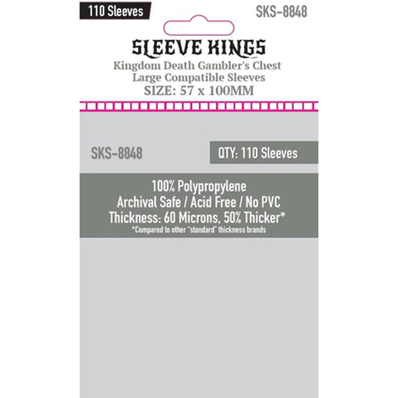 MAYDAY KINGDOM DEATH MONSTER GAMBLERS CHEST 57X100 (100PZ)