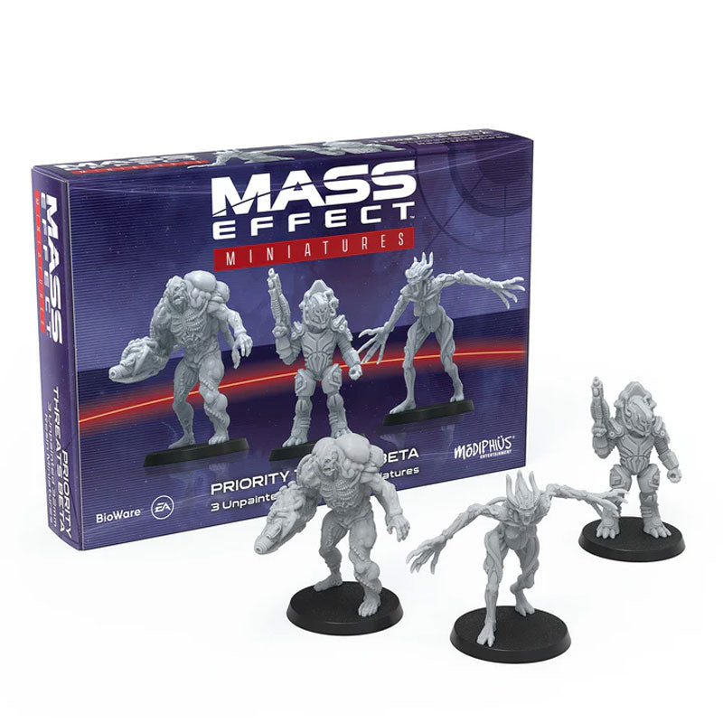 MASS EFFECT RESIN COLLECTION MINIATURE SET PRIORITY THREATS BETA