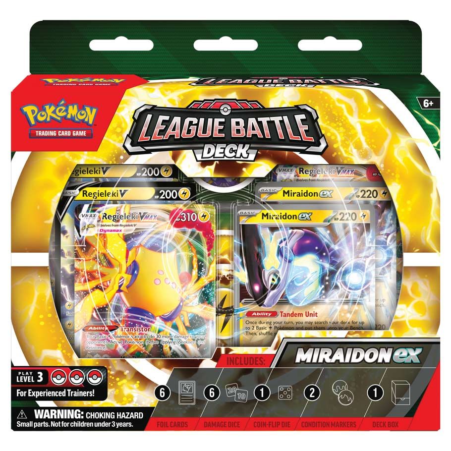 POKEMON MIRAIDON EX LEAGUE BATTLE DECK