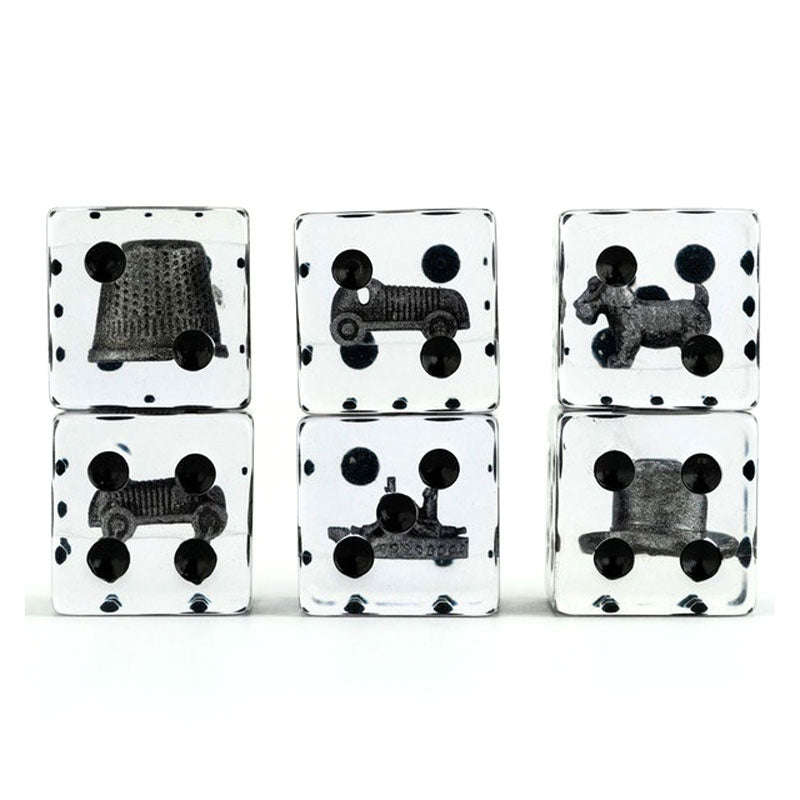 MONOPOLY 22MM DICE SET TOKEN INCLUSIONS