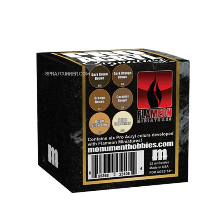 PRO ACRYL FLAMEON MINIATURES SIGNATURE SET - 6 PINTURAS