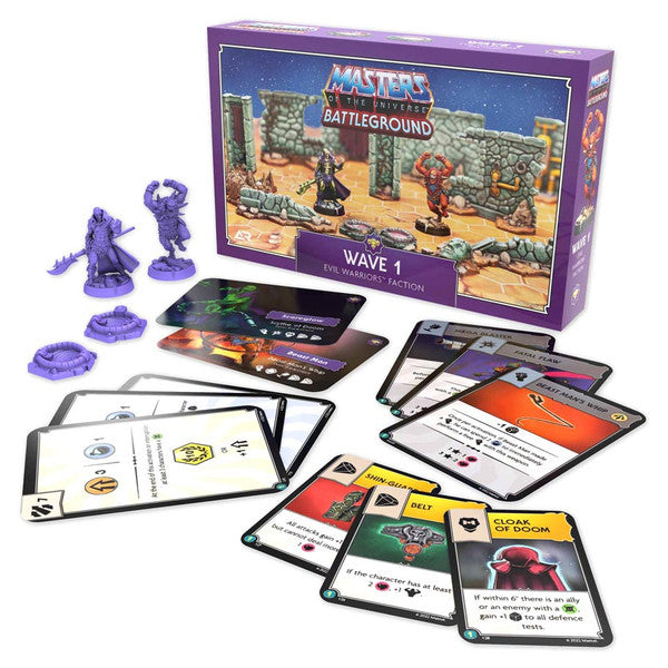 MASTERS OF THE UNIVERSE BATTLEGROUND EVIL WARRIORS FACTION (WAVE 1)