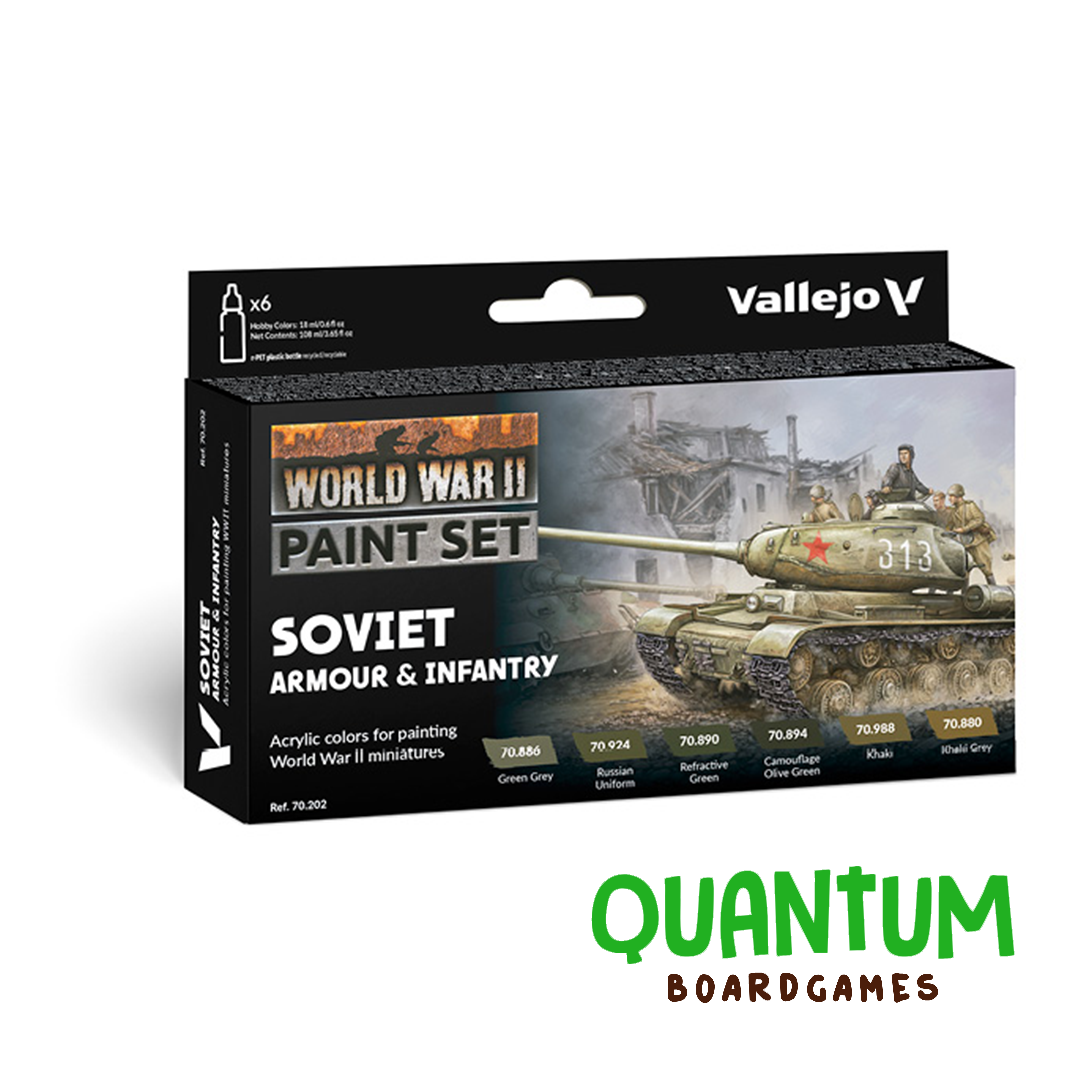 Set de pintura acrílica Vallejo Model Color 70.202 para miniaturas militares soviéticas WWII