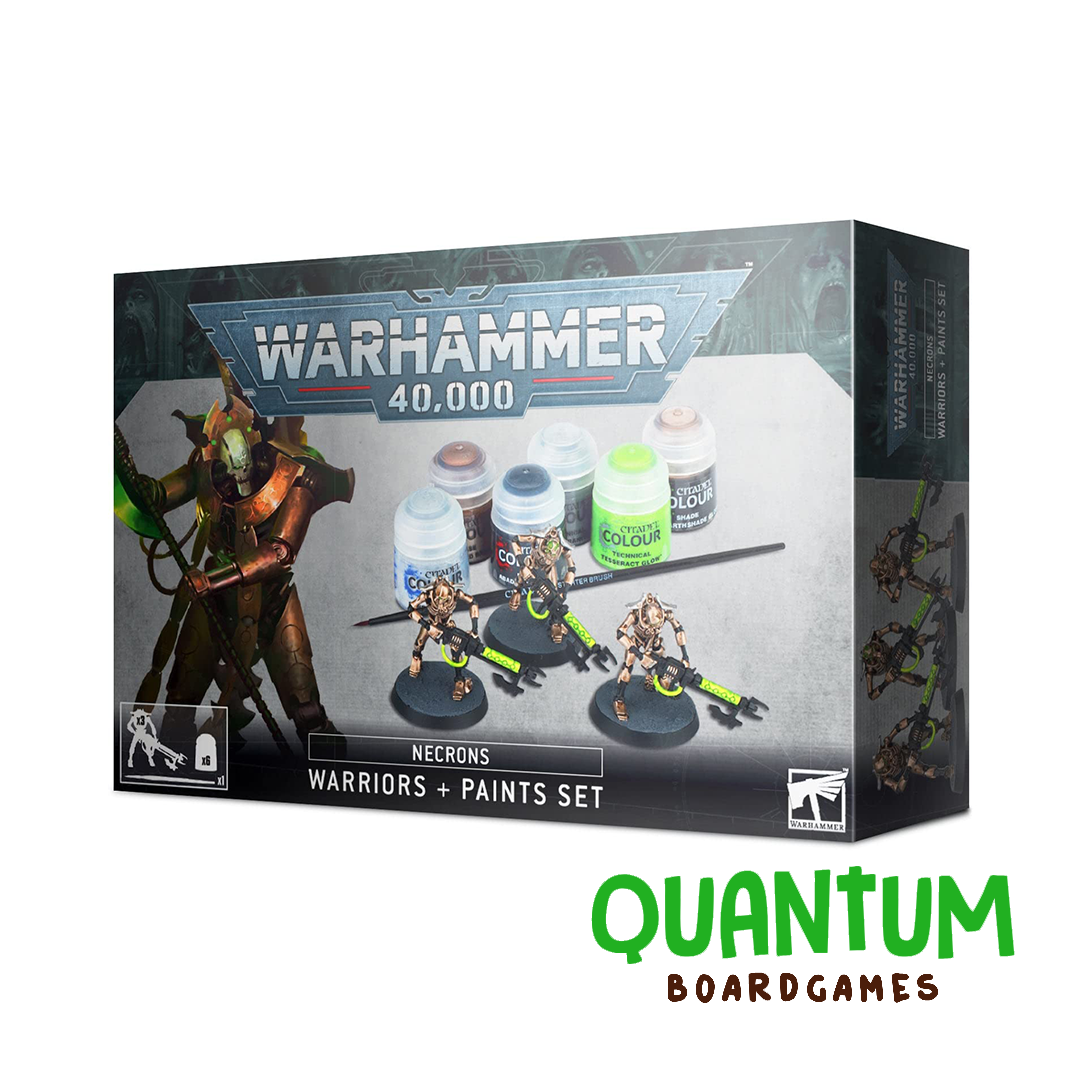 Necrons: Warriors Paint Set – Inglés