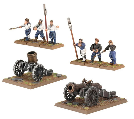 OLD WORLD EMPIRE OF MAN CANNONS AND MORTARS