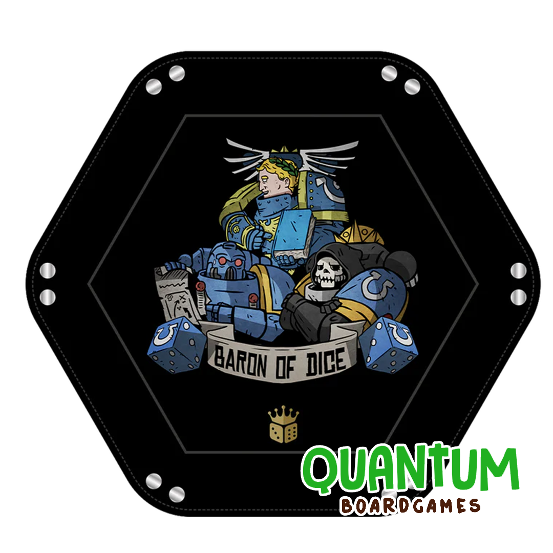 Baron of Dice: Premium Dice Tray – Omega (Ultramarines)