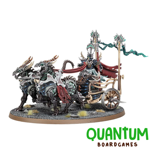 Liege Kavalos on War Chariot miniatura Ossiarch Bonereapers Games Workshop Age of Sigmar