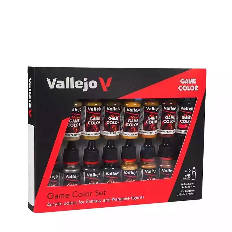 PAINT SET 72.189 GAME COLOR SET CUERO Y METAL