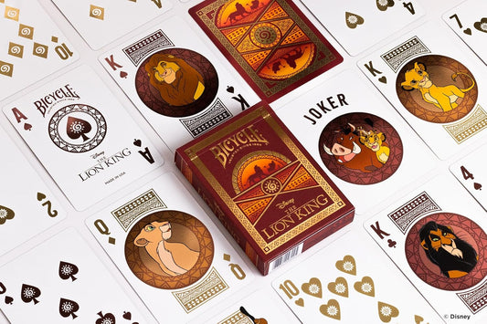PLAYING CARDS BICYCLE LION KING