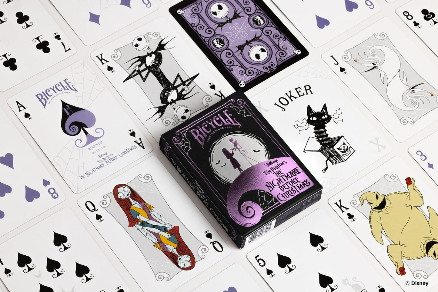 PLAYING CARDS BICYCLE NIGHTMARE BEFORE