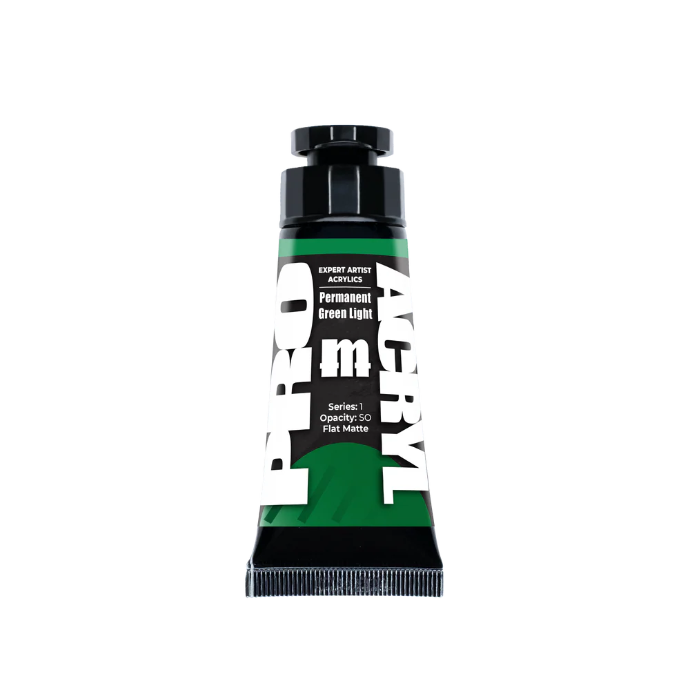 PRO ACRYL EXPERT ACRYLICS PERMANENT GREEN LIGHT