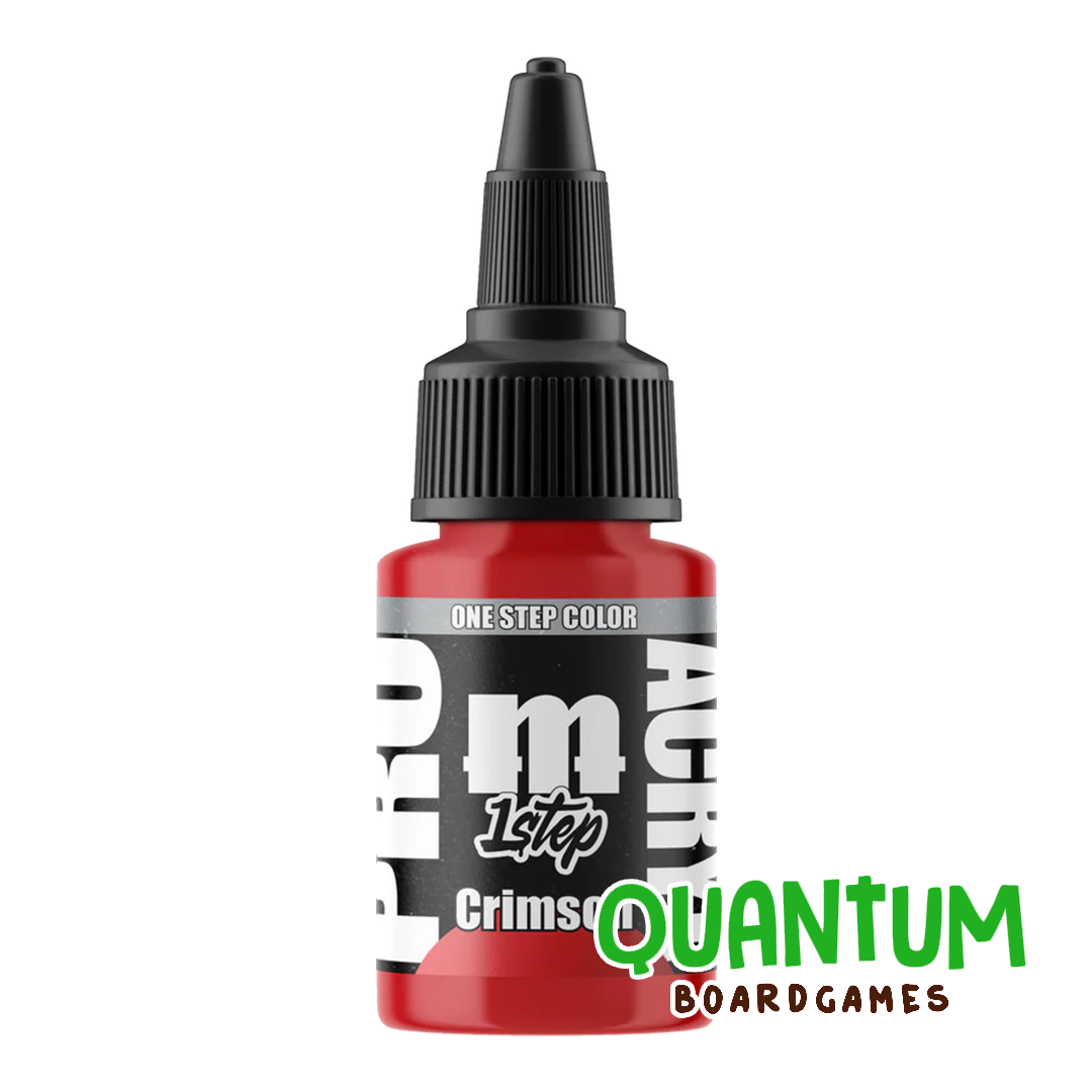 Bote de pintura Pro Acryl 1-Step 502 Crimson para miniaturas y wargames