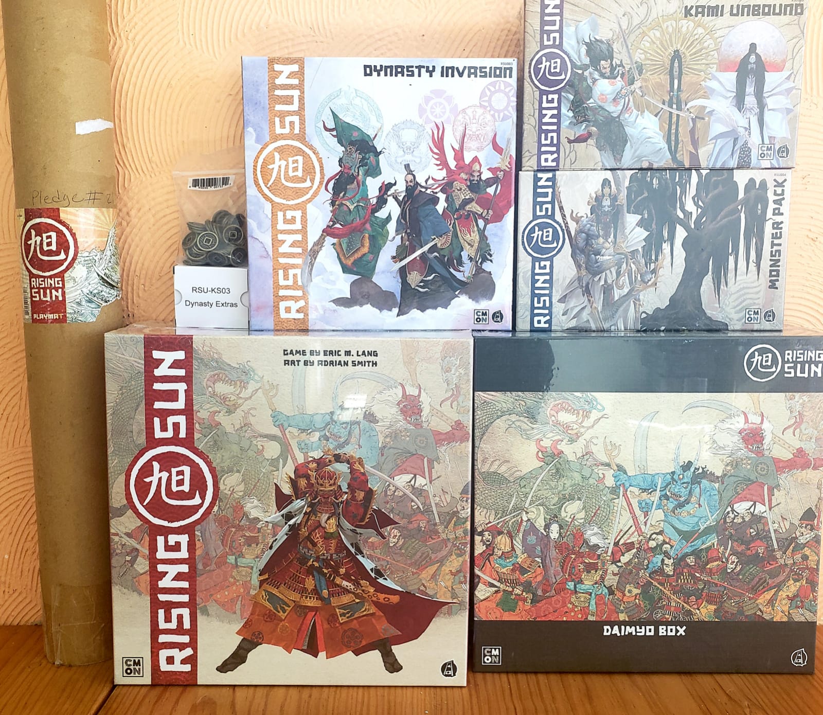 KS RISING SUN ALL IN CON PLAYMAT (7 ITEMS) Quantum Boardgames