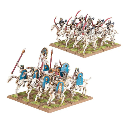 OLD WORLD TOMB KINGS OF KHEMRI SKELETON HORSEMEN