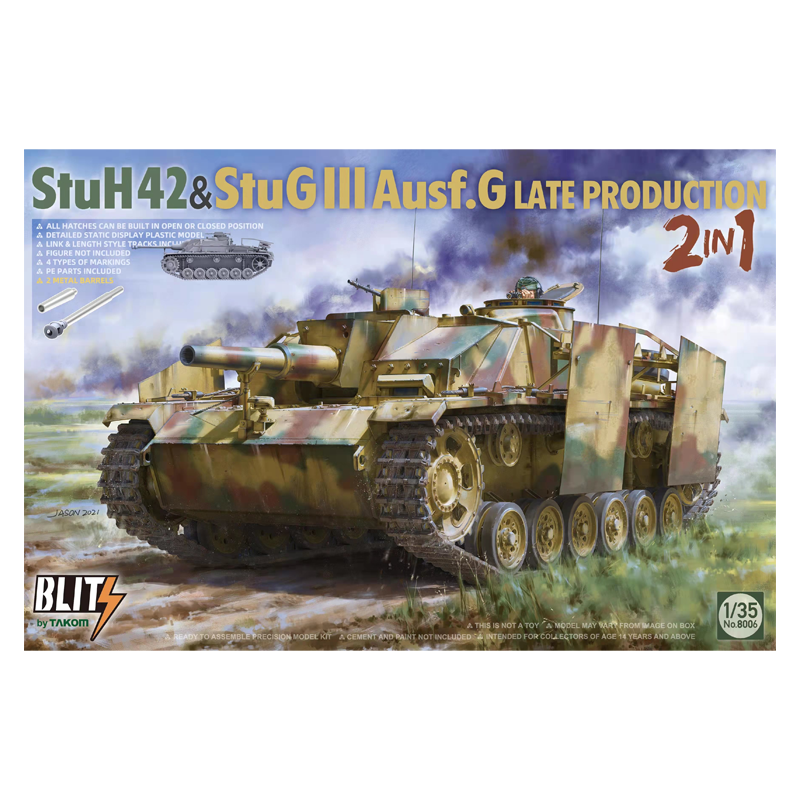 TAKOM STUH42&STUG III AUSF.G LATE PRODUTION 2 IN 1