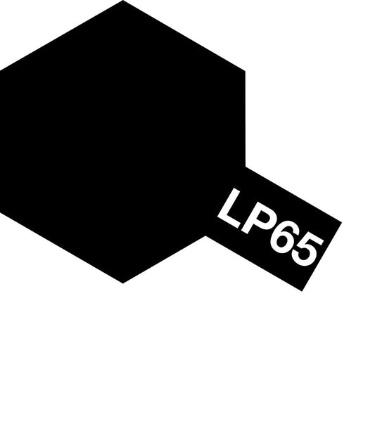 TAMIYA LACQUER LP-65 RUBBER BLACK