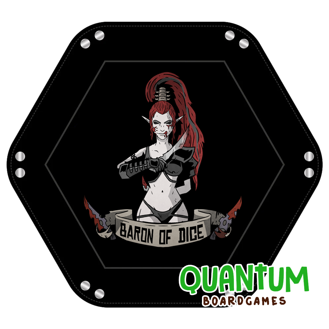 Baron of Dice: Premium Dice Tray – Dreaded Ones Pin- up (Drukhari)